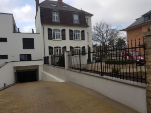 clôture en acier galvanisé