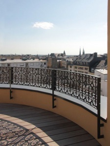 Terrasse fensterschlass