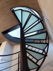 Escalier hélicoidale en acier