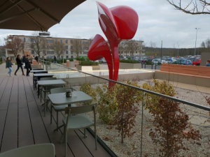 Garde-corps extérieure, centre commerciale