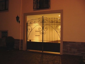 Portail en acier