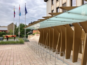 Parvis de l'hôtel de ville de Schifflange - aménagement