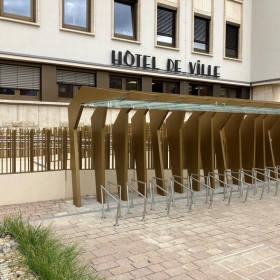 Parvis de l'hôtel de ville de Schifflange - aménagement