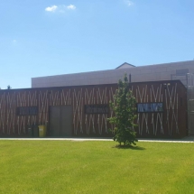 Adm communale de Kehlen - Façade en corten