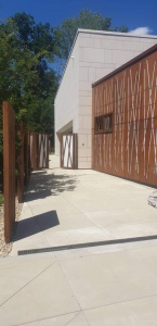 Adm communale de Kehlen - Façade en corten