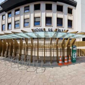 Parvis de l'hôtel de ville de Schifflange - aménagement